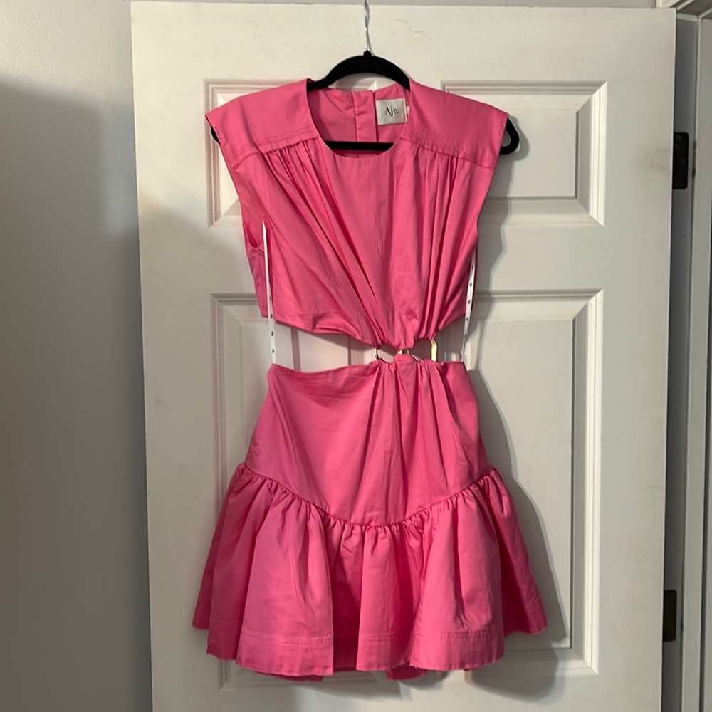 Aje Women’s Scent of Summer Ring Flip Mini Dress